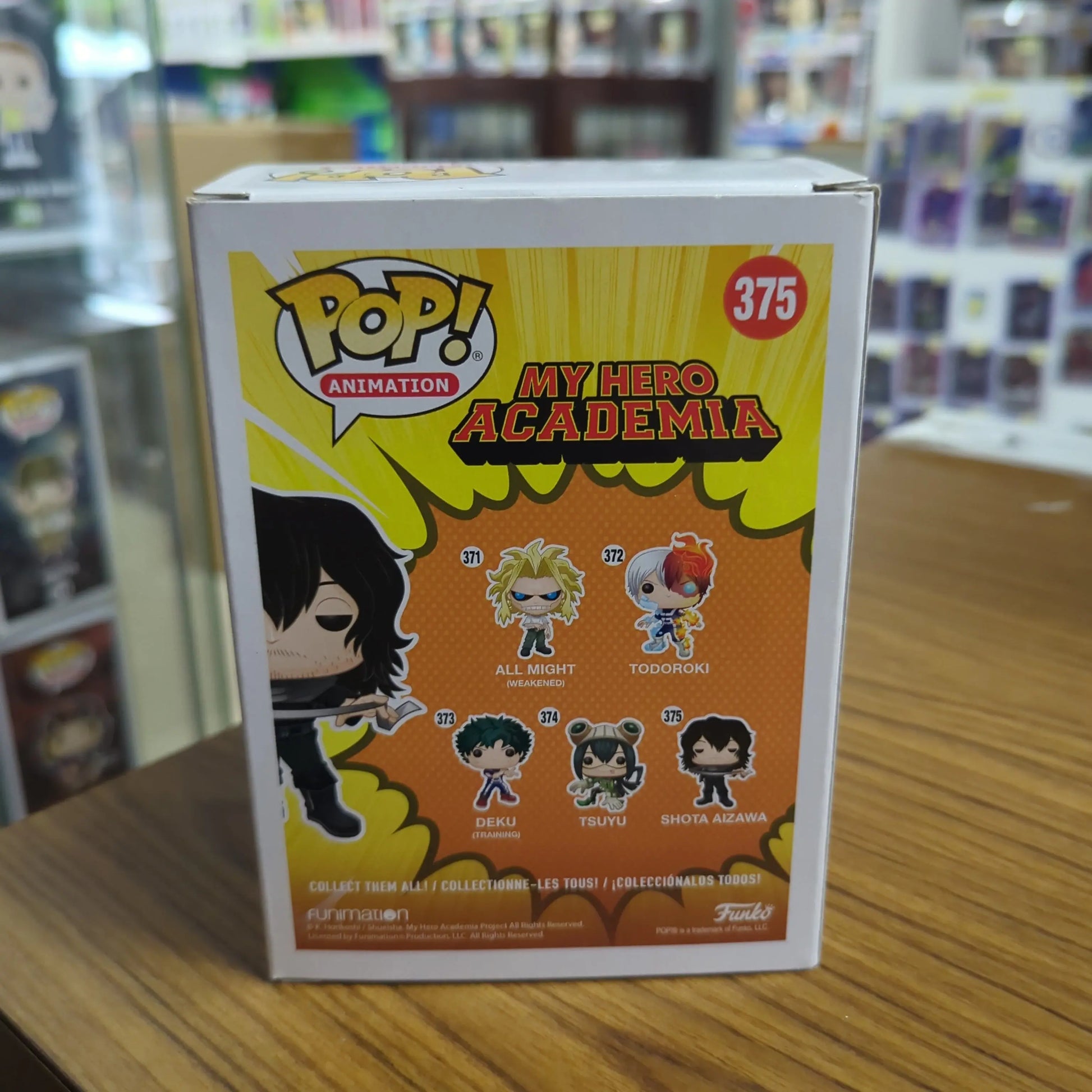 Shota Aizawa #375 My Hero Academia Funko Pop Vinyl FRENLY BRICKS - Open 7 Days