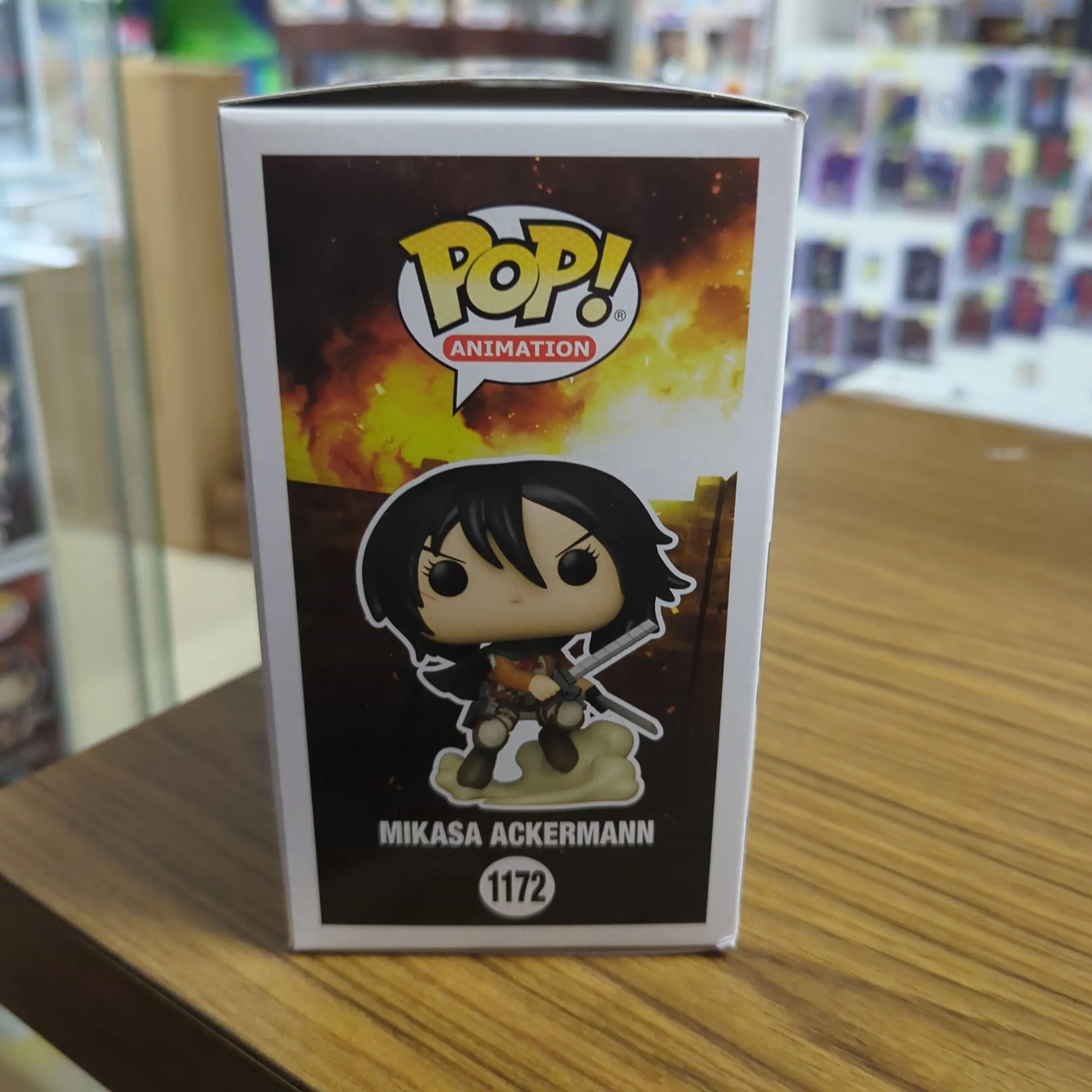 Attack on Titan - Mikasa Ackerman with Swords Pop! Vinyl Figure #1172 FRENLY BRICKS - Open 7 Days