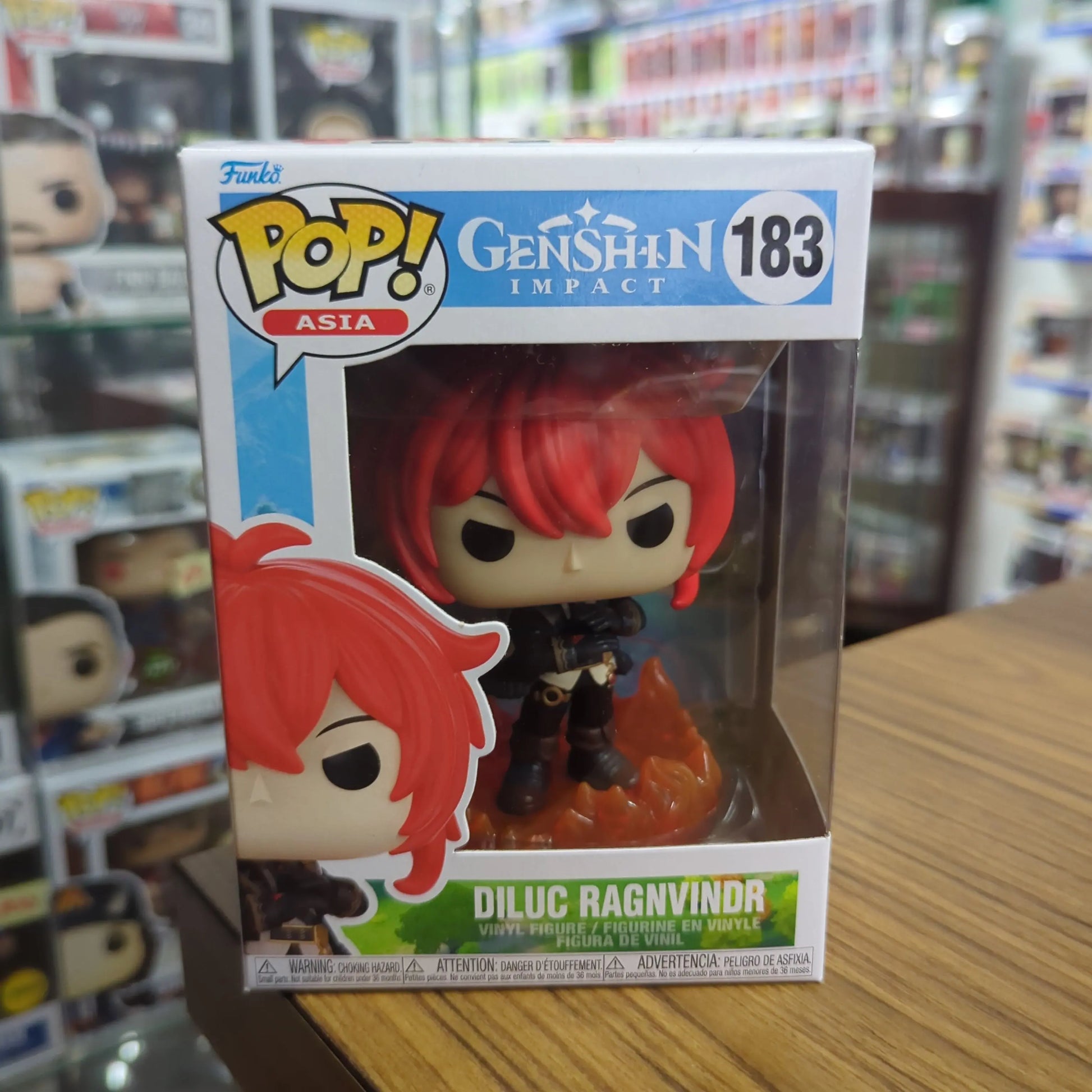 Pop! Vinyl - Genshin Impact - Diluc Ragnvindr 183 FRENLY BRICKS - Open 7 Days