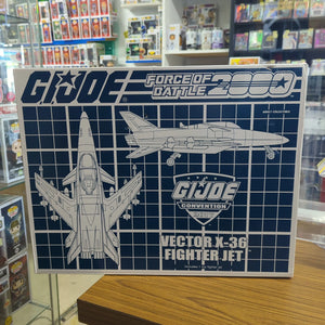 Gl Joe Collectors Club 2017 BATTLE FORCE 2000 Vector X-36 Fighter Jet FRENLY BRICKS - Open 7 Days