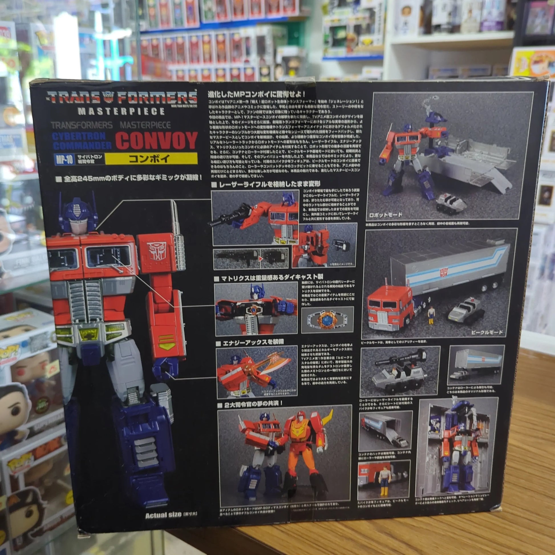 Transformers Masterpiece MP-10  Comvoy Optimus Prime Takara Tomy FRENLY BRICKS - Open 7 Days