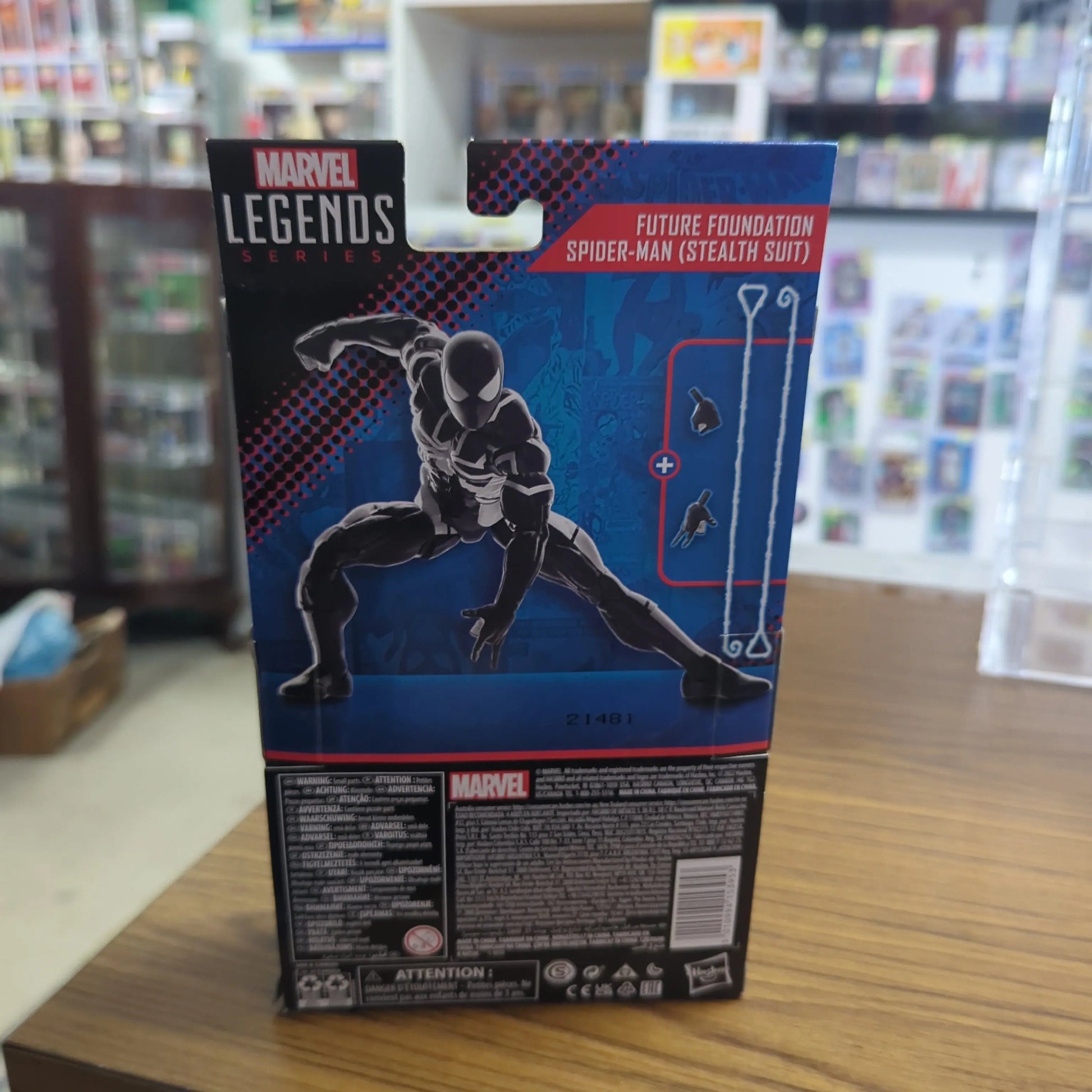 Marvel Legends Future Foundation Spider-Man (Stealth Suit) 6” Figure New FRENLY BRICKS - Open 7 Days