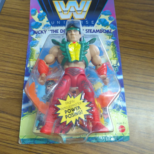 Masters Of The WWE Universe RICKY THE DRAGON STEAMBOAT  Wave 5 Action Figure FRENLY BRICKS - Open 7 Days