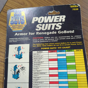 Tonka Power Suits GB P1 Armor For Guardian  Gobots 7320 New Unopened FRENLY BRICKS - Open 7 Days