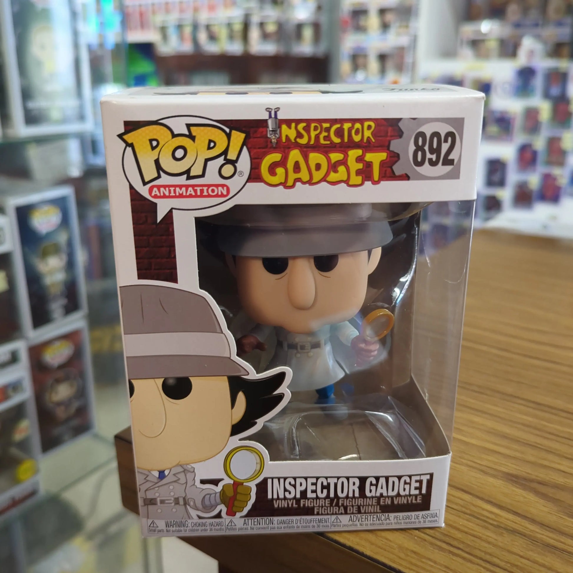 Funko POP! Animation Vinyl Figure - Inspector Gadget #892 FRENLY BRICKS - Open 7 Days