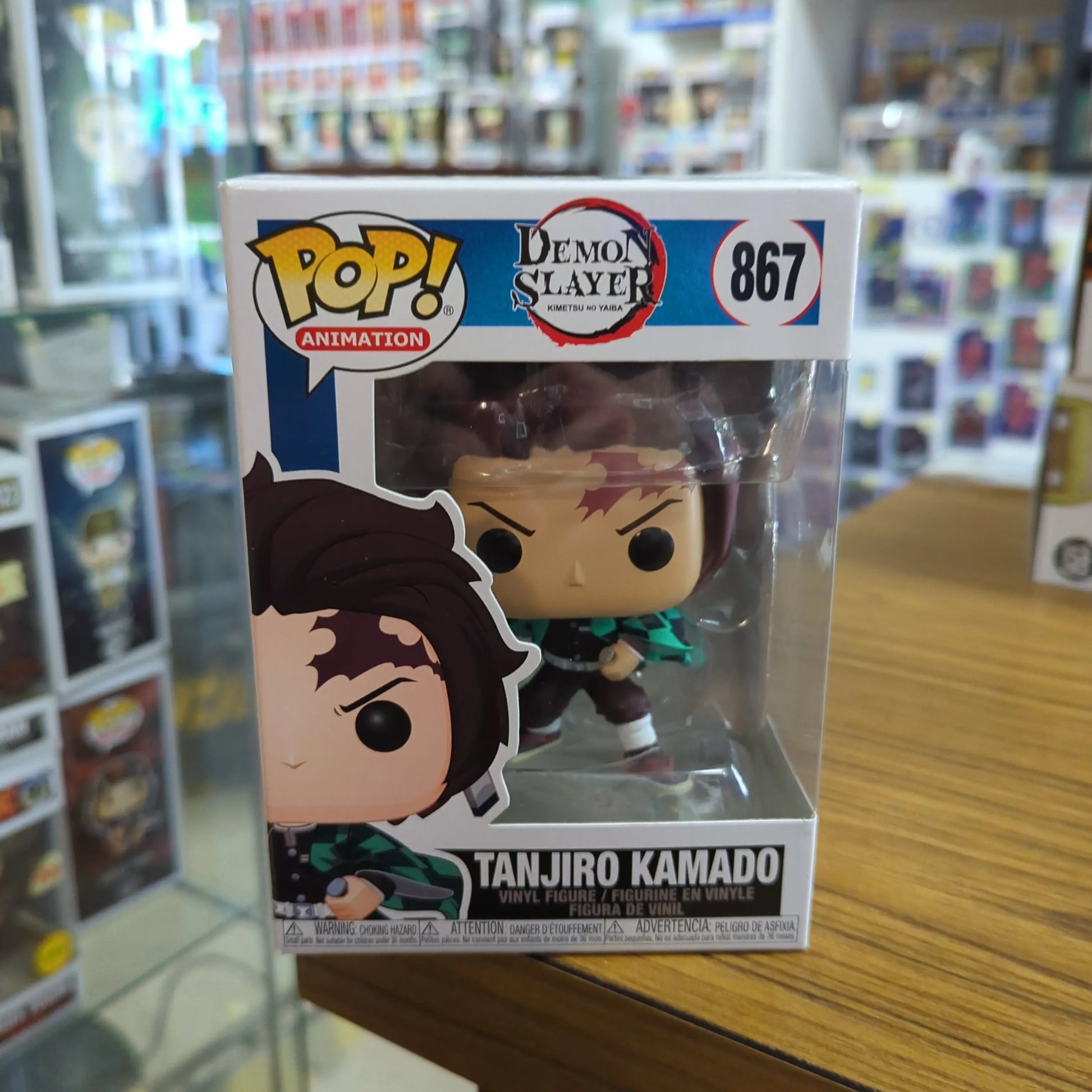 Funko Pop! Animation - Demon Slayer - Tanjiro Kamado Vinyl #867 FRENLY BRICKS - Open 7 Days