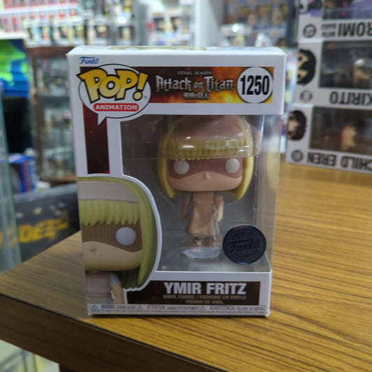 Funko POP! Attack on Titan Vinyl Figure - YMIR FRITZ #1250 FRENLY BRICKS - Open 7 Days