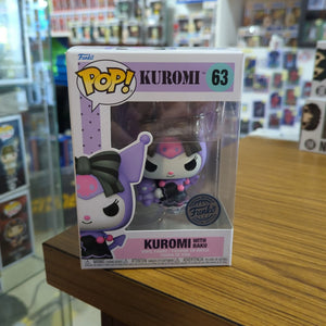 Sanrio - Kuromi with Baku Pop! Vinyl Figure #63 FRENLY BRICKS - Open 7 Days