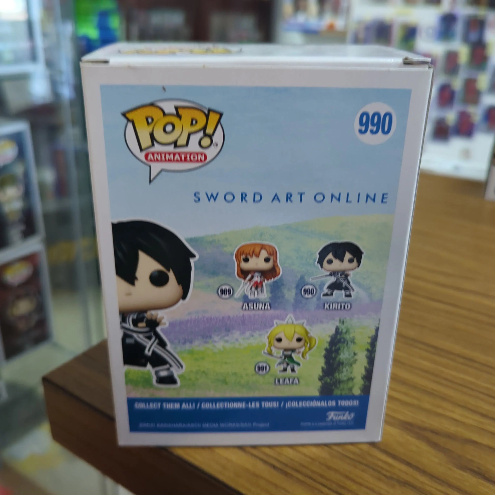 Kirito (with Sword) 990 ~ Sword Art Online ~ Funko Pop Vinyl ~ Animation FRENLY BRICKS - Open 7 Days