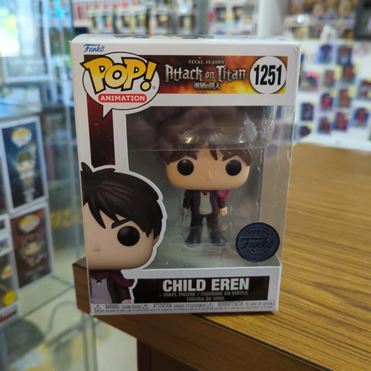 Funko Pop! Vinyl: Child Eren - GameStop #1251 FRENLY BRICKS - Open 7 Days