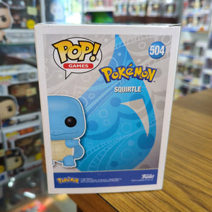 Squirtle Pop 504 Diamond Glitter- Pokemon Funko Pop! Vinyl 2021 Convention FRENLY BRICKS - Open 7 Days