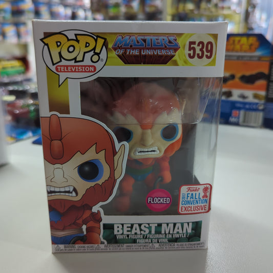 FUNKO POP MASTERS OF THE UNIVERSE BEAST MAN VINYL FIGURE IN BOX #539 FRENLY BRICKS - Open 7 Days