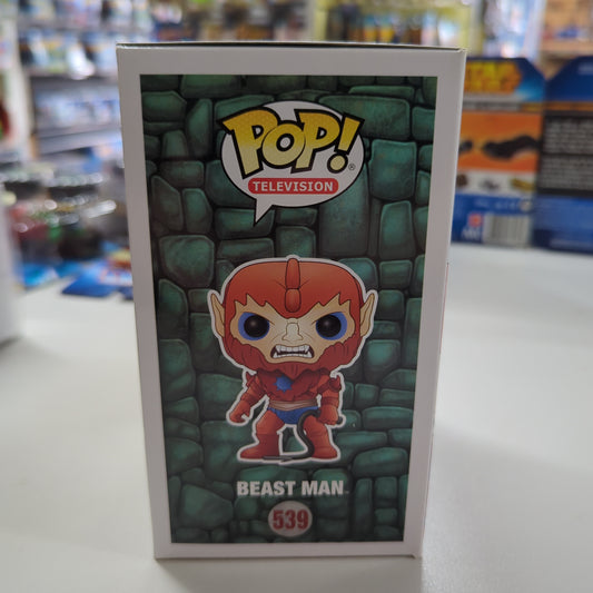 FUNKO POP MASTERS OF THE UNIVERSE BEAST MAN VINYL FIGURE IN BOX #539 FRENLY BRICKS - Open 7 Days