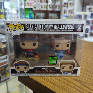 Funko Pop! Vinyl Wandavision MCU 2 Pack Billy and Tommy Halloween Spring Con 22 FRENLY BRICKS - Open 7 Days