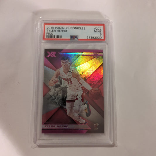 2019 PANINI CHRONICLES Tyler Herro PINK PSA 9 #277 FRENLY BRICKS - Open 7 Days