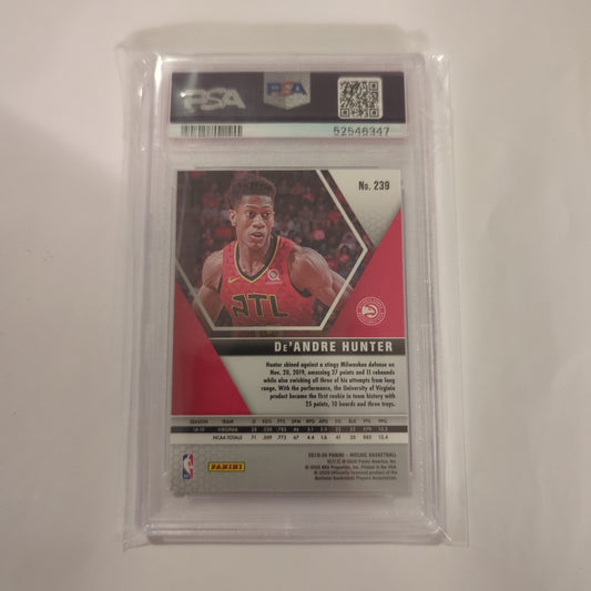 2019 Panini Mosaic De' Andre Hunter #239 PSA GRADED 9 DH239 FRENLY BRICKS - Open 7 Days