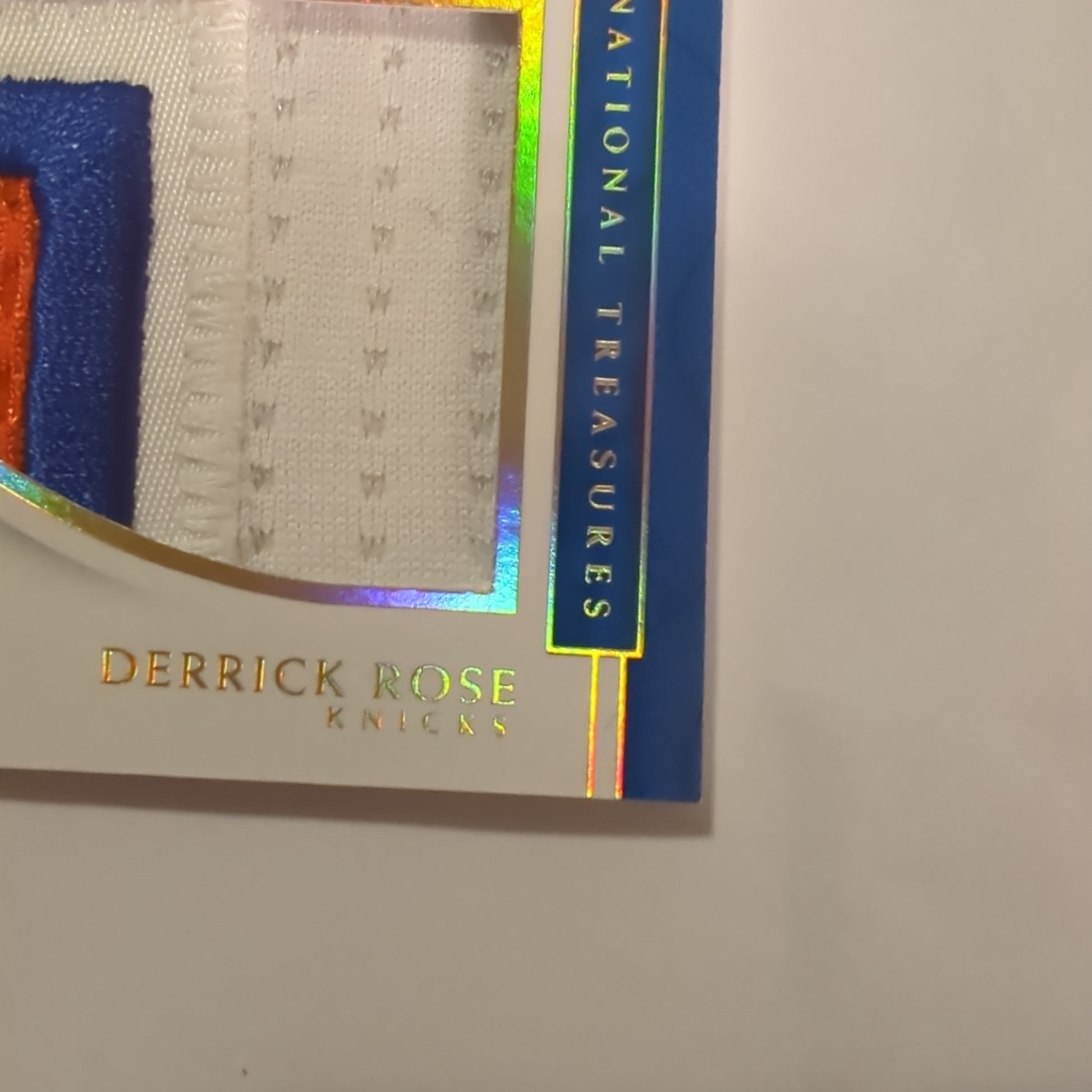 2016-2017 National Treasures DERRICK ROSE COLOSSAL MATERIALS #15 PATCH /25 DR15 FRENLY BRICKS - Open 7 Days