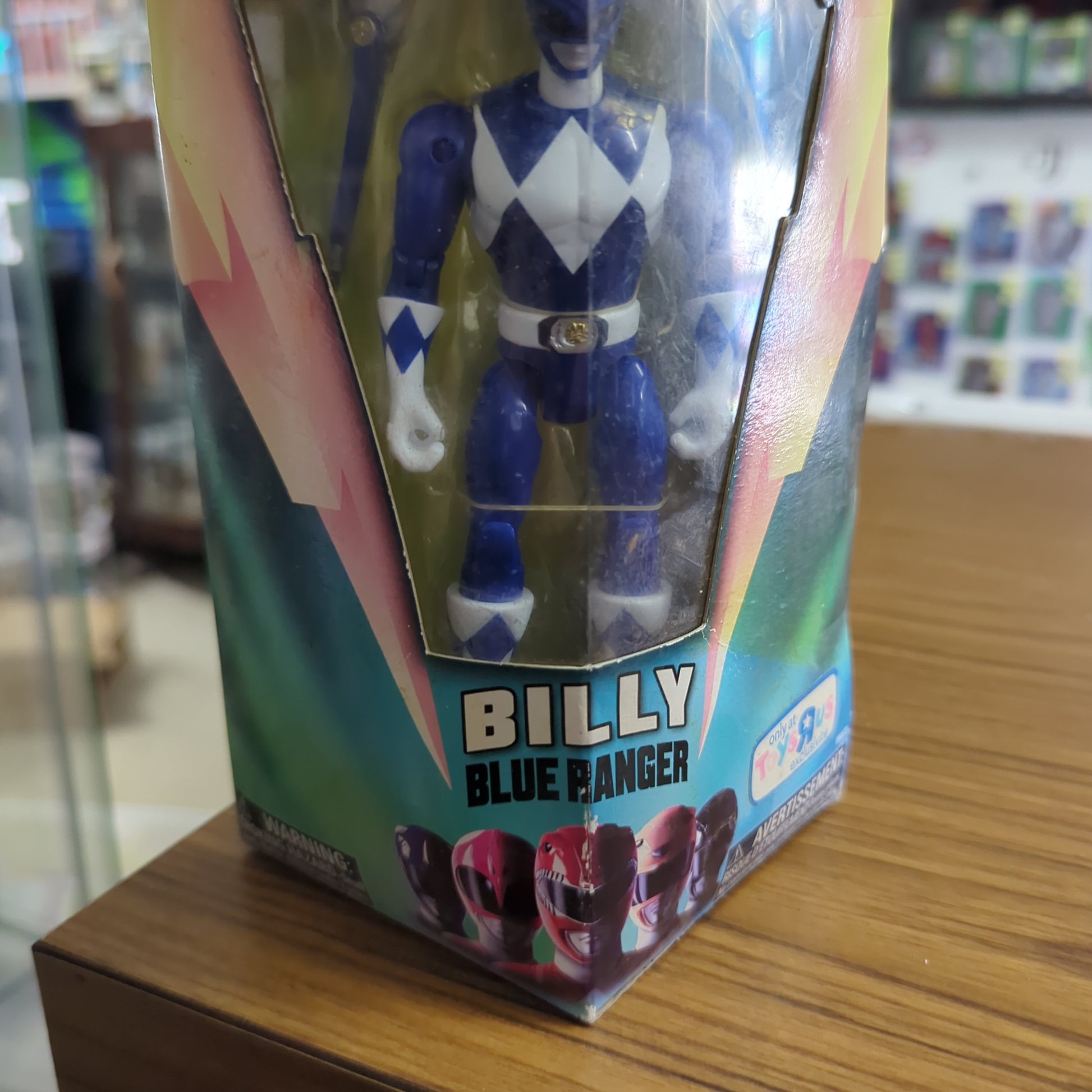 Mighty Morphin Power Rangers Legacy Figures BILLY BLUE RANGER FRENLY BRICKS - Open 7 Days