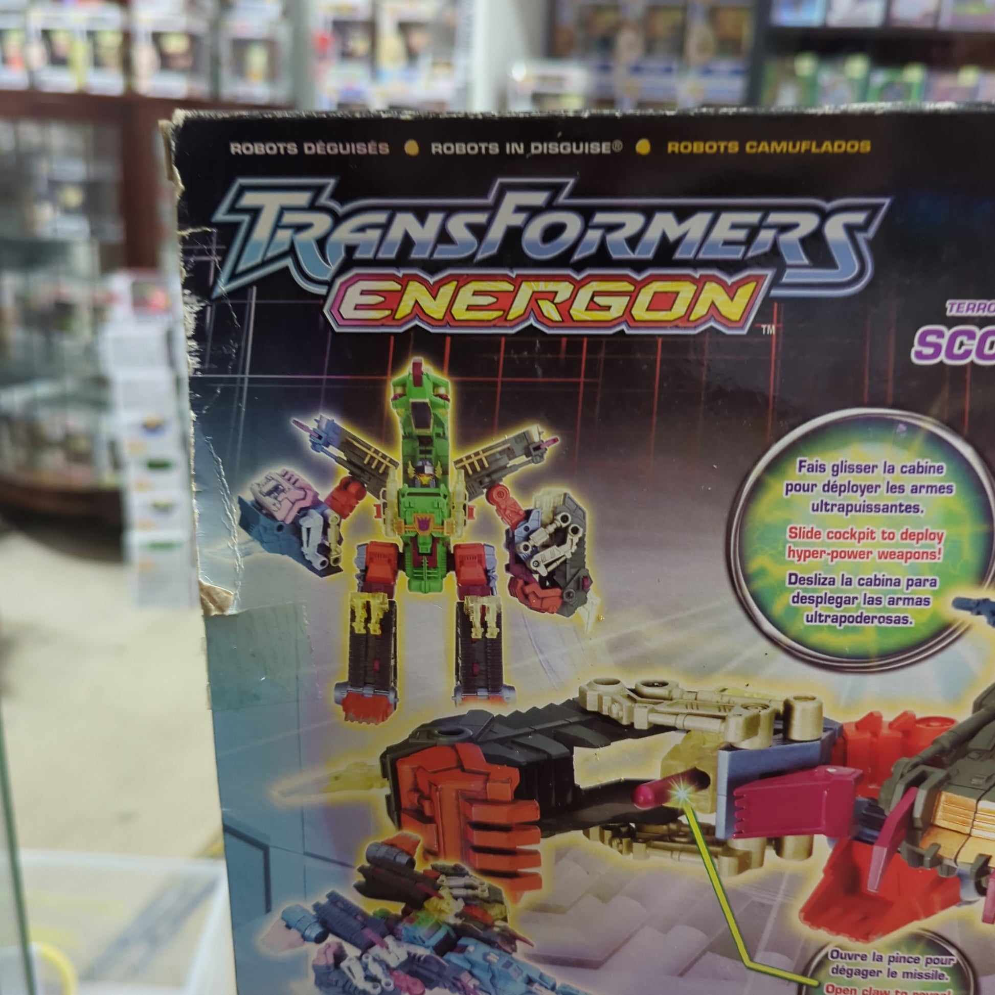 Transformers Energon SCORPONOK New Electronic Sounds Factory Sealed 2003 FRENLY BRICKS - Open 7 Days