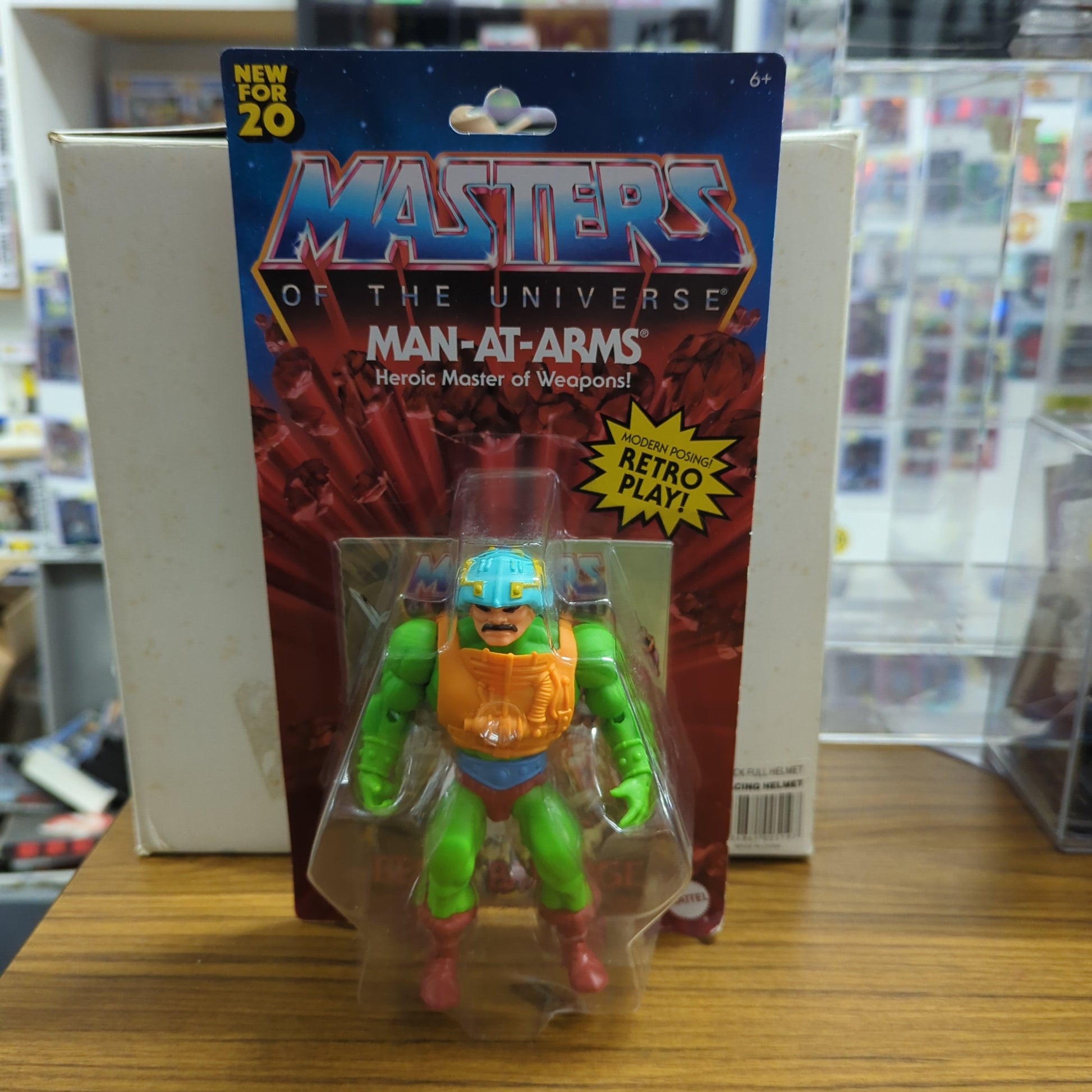 MAN-AT-ARMS MASTERS OF THE UNIVERSE ORIGINS 2020 ACTION FIGURE MOTU FRENLY BRICKS - Open 7 Days