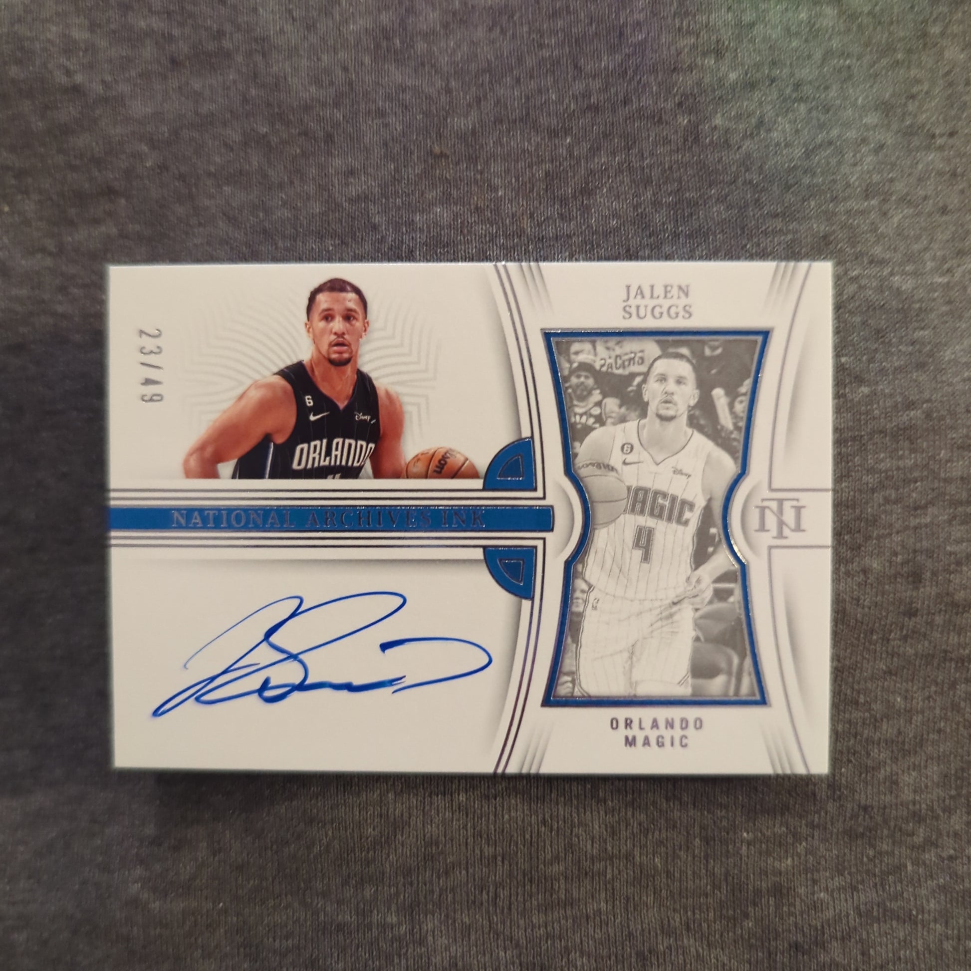 Jalen Suggs 2022-23 Panini National Treasures /49 Auto Archives ink FRENLY BRICKS - Open 7 Days