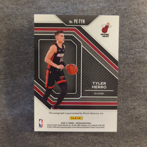 Tyler Herro 2020-21 Prizm Penmanship Autograph Miami Heat AUTO FRENLY BRICKS - Open 7 Days