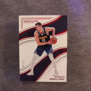 Nikola Jokic 2022-23 Panini Immaculate /49 Red Parallel Nuggets #23 FRENLY BRICKS - Open 7 Days