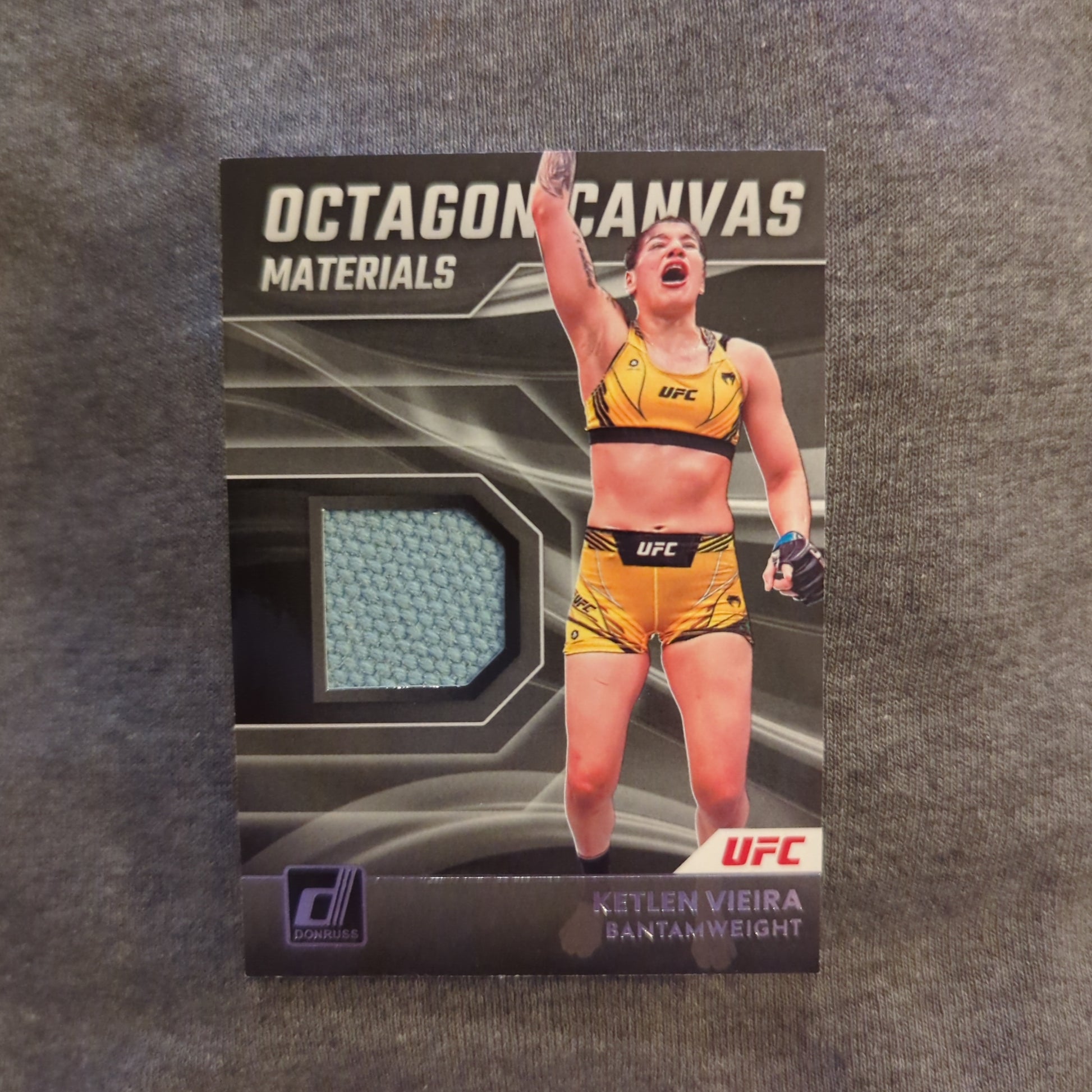 2023 Panini Donruss UFC Octagon Canvas Materials Ketlen Vieira FRENLY BRICKS - Open 7 Days