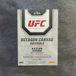 2023 Panini Donruss UFC Octagon Canvas Materials Ketlen Vieira FRENLY BRICKS - Open 7 Days