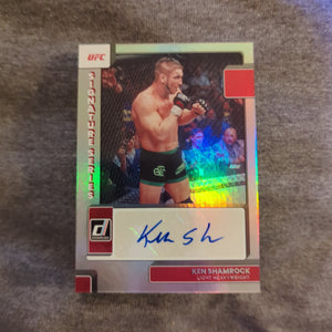 2023 Panini Donruss UFC SILVER Refraction Signature Series Ken Shamrock #1 FRENLY BRICKS - Open 7 Days