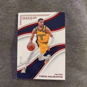 Tyrese Haliburton 2022-23 Panini Immaculate Collection /49 Indiana Pacers #36 FRENLY BRICKS - Open 7 Days