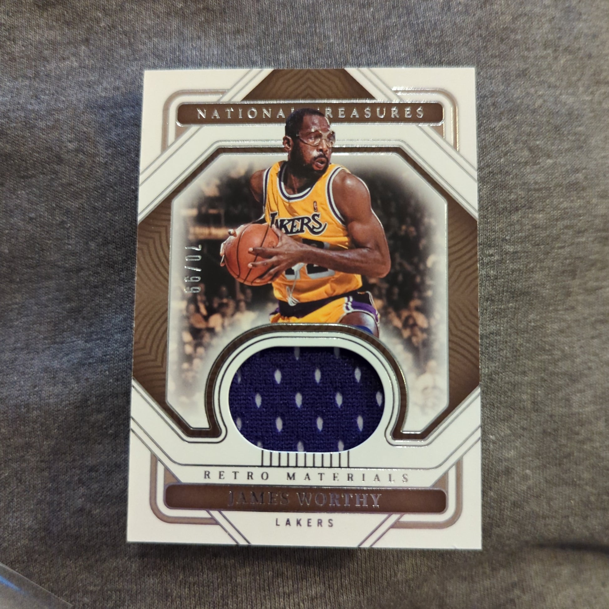 2022-23 National Treasures James Worthy PATCH /99 FRENLY BRICKS - Open 7 Days