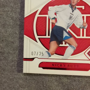 2022 National Treasures Panini Road to World Cup Qatar NICKY BUTT /25 FRENLY BRICKS - Open 7 Days