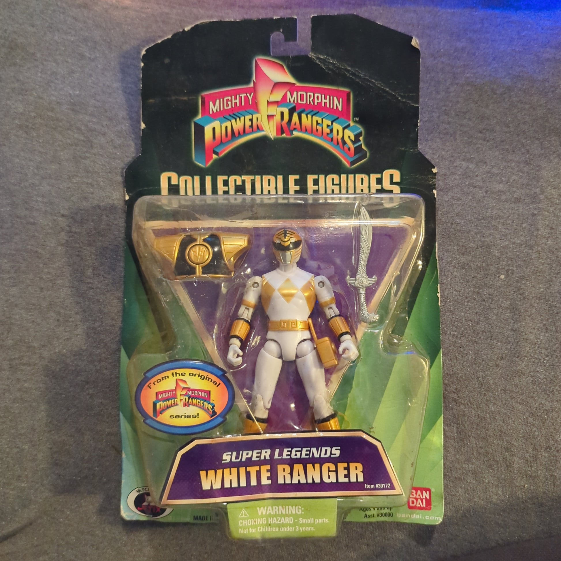 Mighty Morphin Power Rangers White Ranger Super Legends New Factory Sealed 2008 FRENLY BRICKS - Open 7 Days