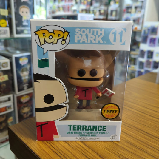 Funko Pop! South Park #11 Terrance Chase Vaulted Very Rare FRENLY BRICKS - Open 7 Days