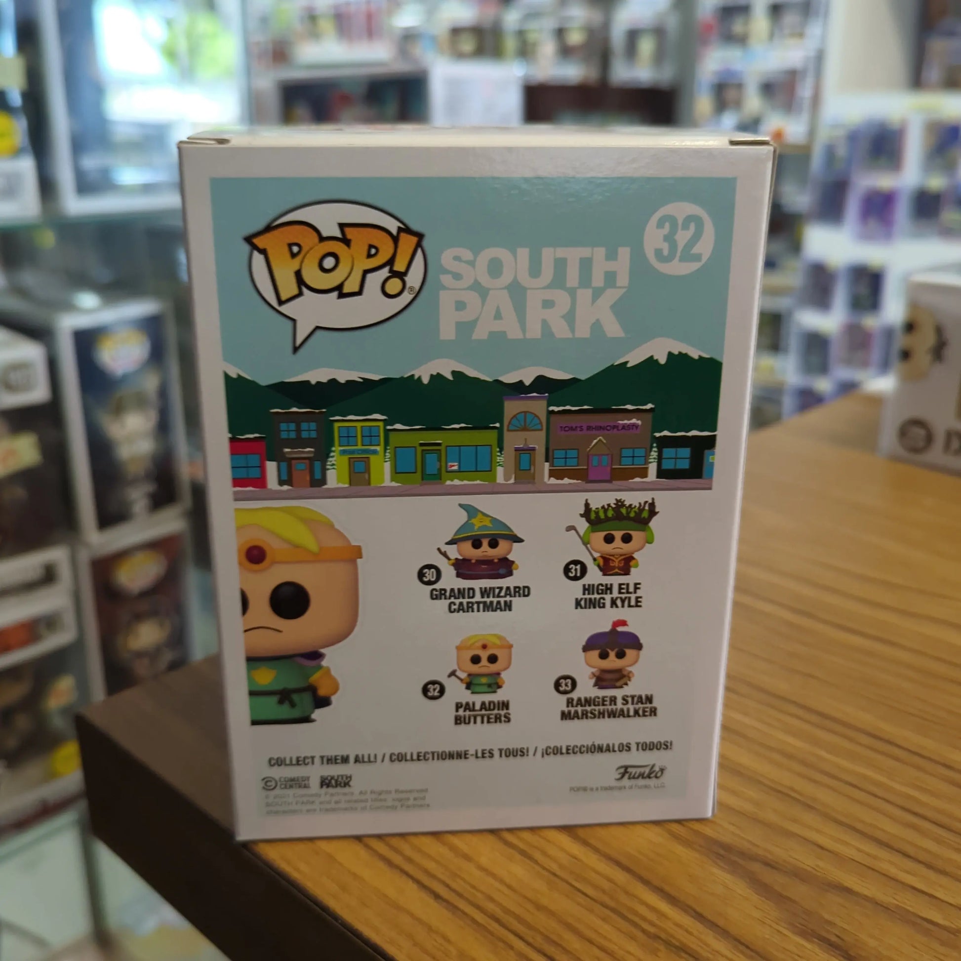 Funko POP Vinyl - South Park - Paladin Butters - #32 FRENLY BRICKS - Open 7 Days