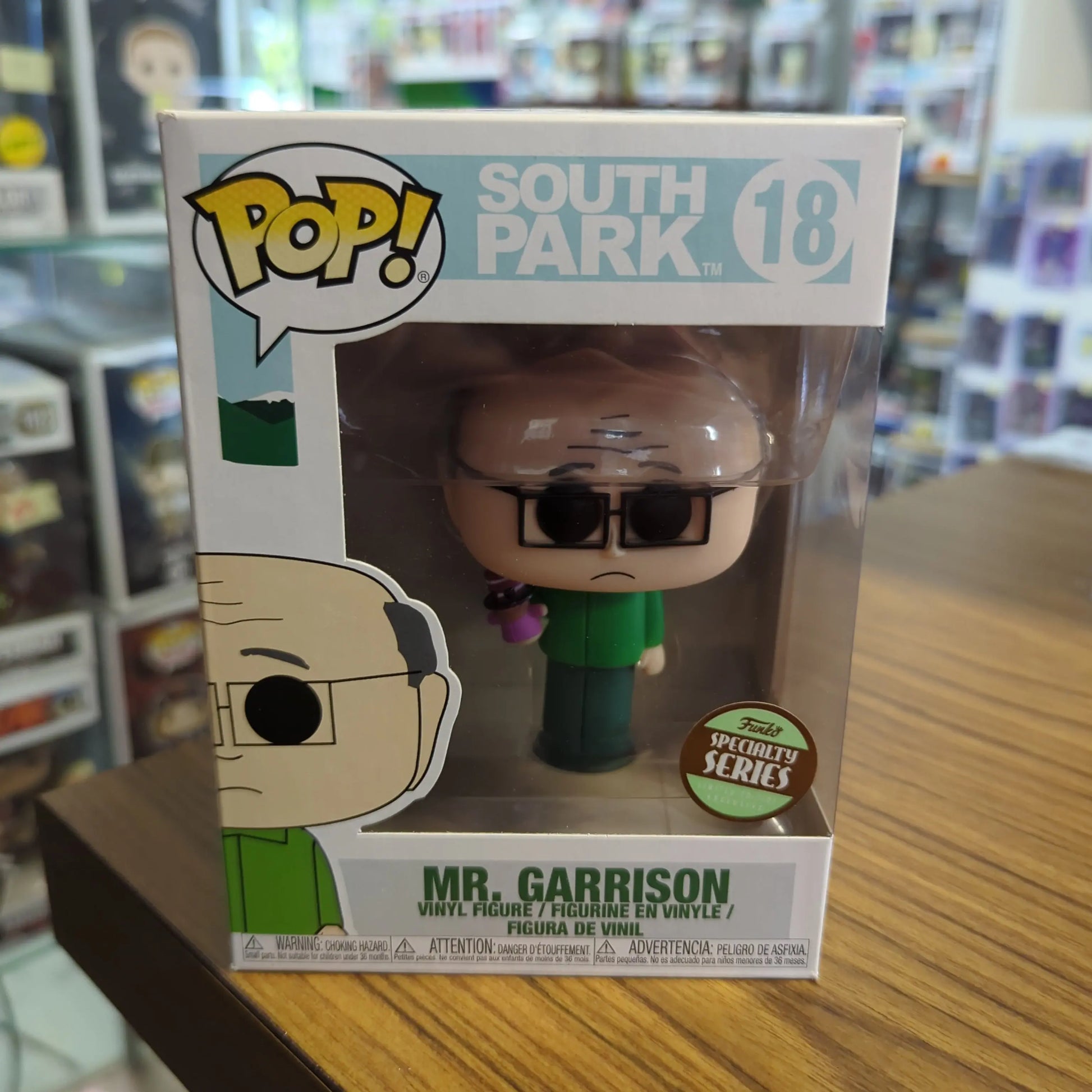 Funko POP Vinyl 18 Mr Garrison South Park FRENLY BRICKS - Open 7 Days