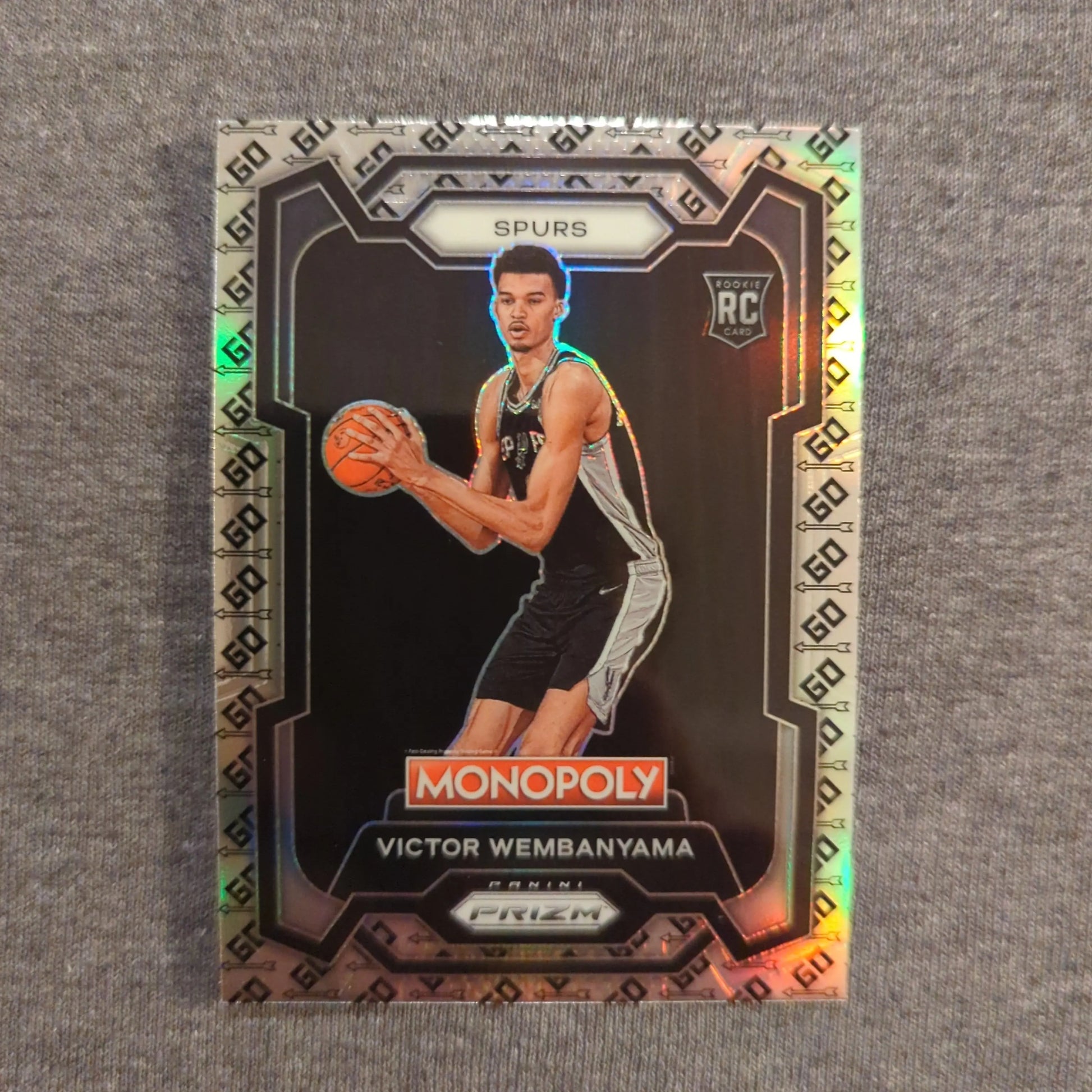 Monopoly Prizm NBA 2023-24 Victor Wembanyama Wemby Go Space Rookie Card NM Mint FRENLY BRICKS - Open 7 Days