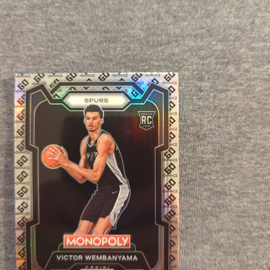 Monopoly Prizm NBA 2023-24 Victor Wembanyama Wemby Go Space Rookie Card NM Mint FRENLY BRICKS - Open 7 Days