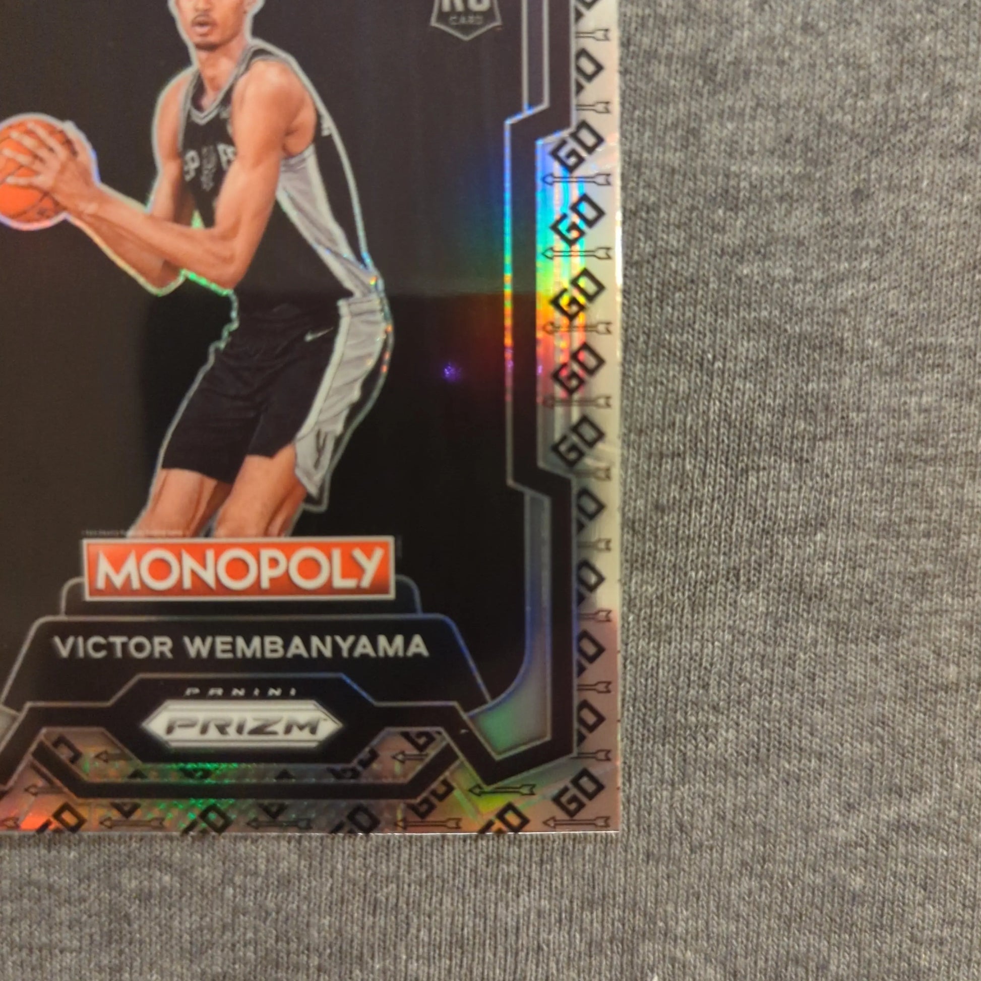 Monopoly Prizm NBA 2023-24 Victor Wembanyama Wemby Go Space Rookie Card NM Mint FRENLY BRICKS - Open 7 Days