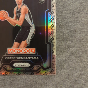 Monopoly Prizm NBA 2023-24 Victor Wembanyama Wemby Go Space Rookie Card NM Mint FRENLY BRICKS - Open 7 Days