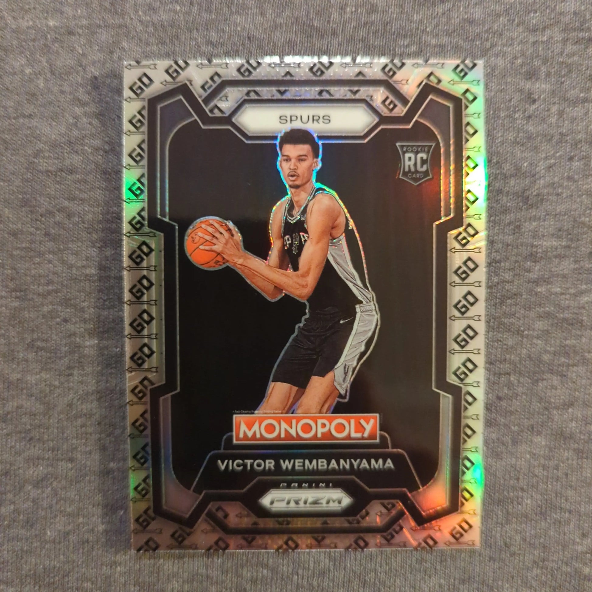 Monopoly Prizm NBA 2023-24 Victor Wembanyama Wemby Go Space Rookie Card NM Mint FRENLY BRICKS - Open 7 Days