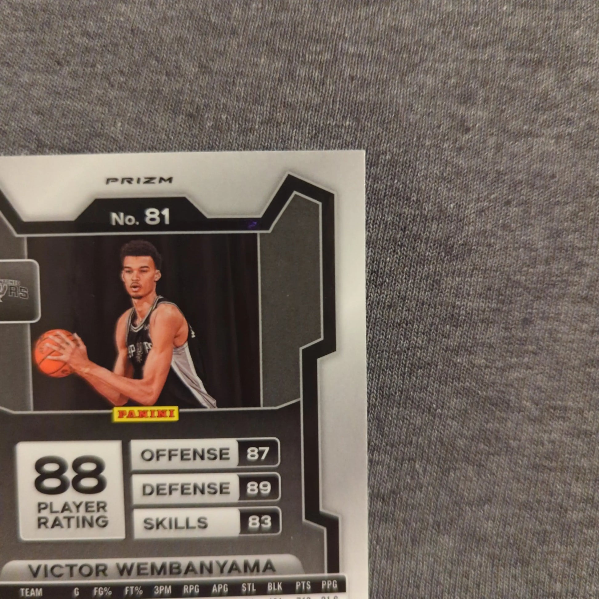 Monopoly Prizm NBA 2023-24 Victor Wembanyama Wemby Go Space Rookie Card NM Mint FRENLY BRICKS - Open 7 Days