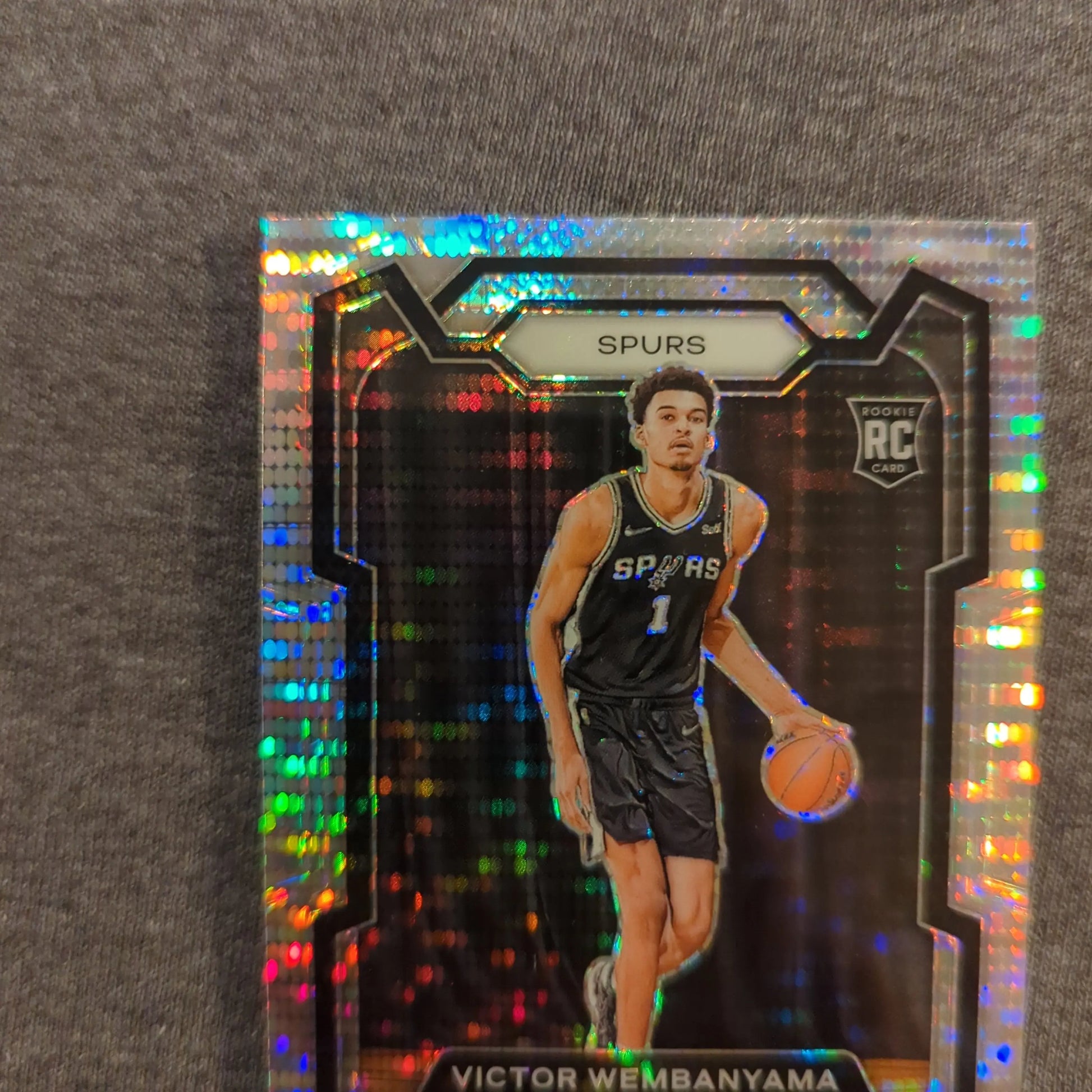 2023-24 PANINI PRIZM RC #136 VICTOR  WEMBANYAMA SILVER PULSAR PRIZM FRENLY BRICKS - Open 7 Days