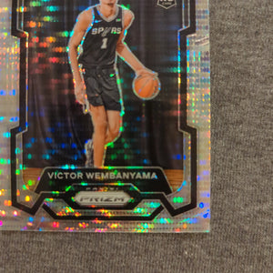 2023-24 PANINI PRIZM RC #136 VICTOR  WEMBANYAMA SILVER PULSAR PRIZM FRENLY BRICKS - Open 7 Days