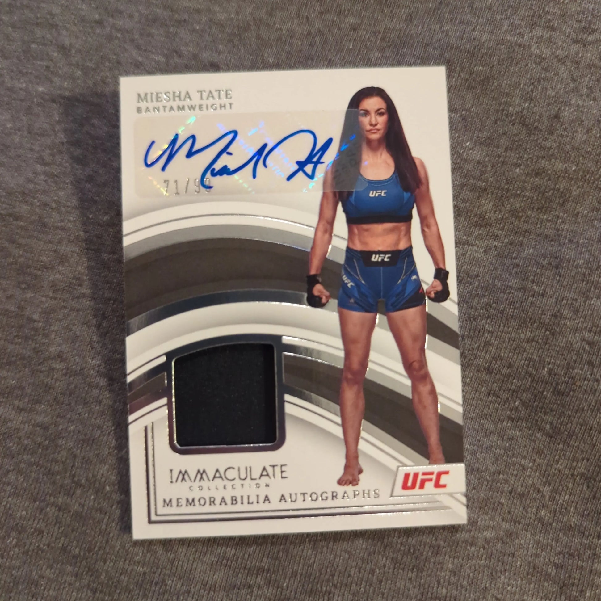 2023 Panini Immaculate UFC - Miesha Tate AUTO PATCH /99 FRENLY BRICKS - Open 7 Days