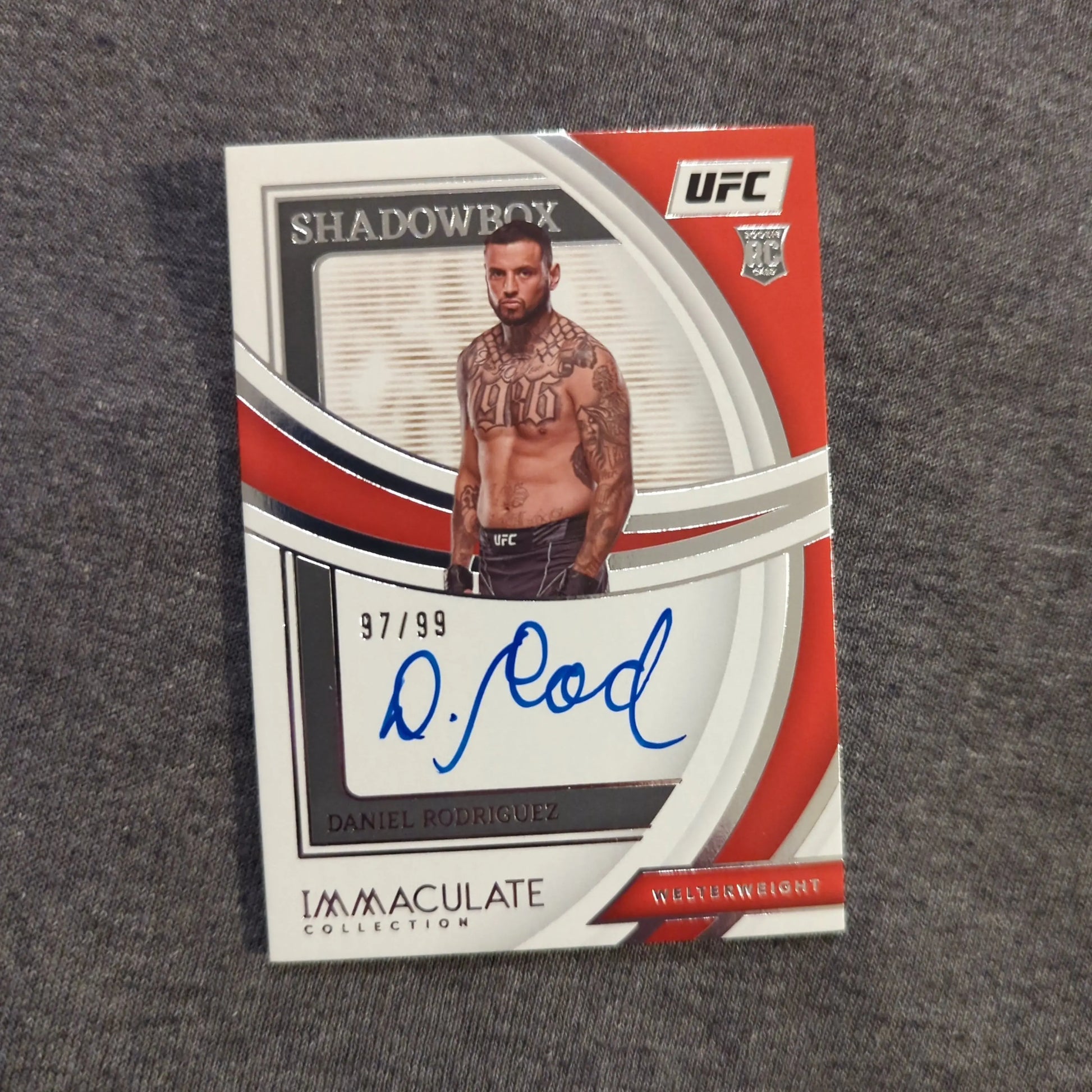 2022 Panini Immaculate UFC - Daniel Rodriguez Shadowbox Rookie AUTO /99 FRENLY BRICKS - Open 7 Days