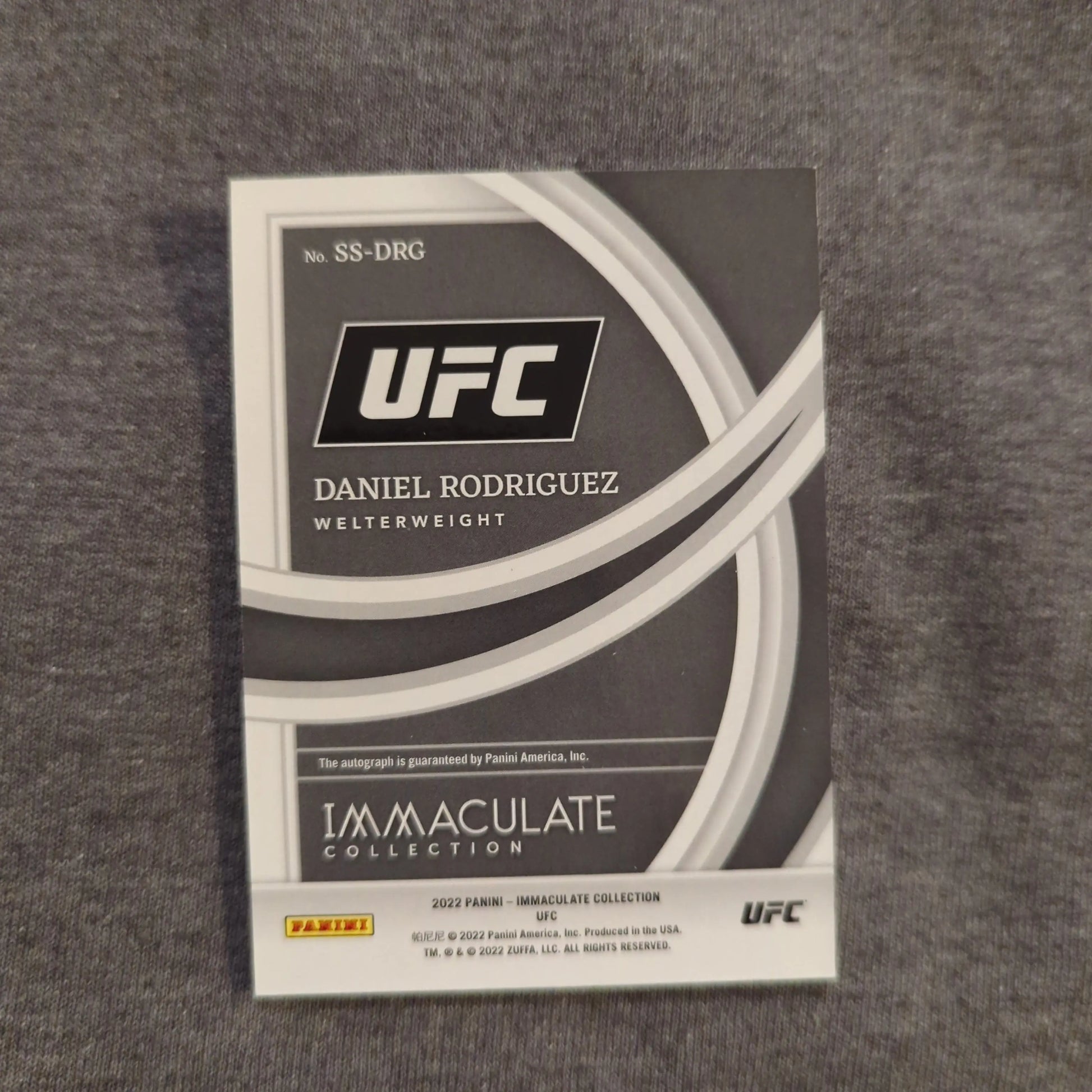 2022 Panini Immaculate UFC - Daniel Rodriguez Shadowbox Rookie AUTO /99 FRENLY BRICKS - Open 7 Days