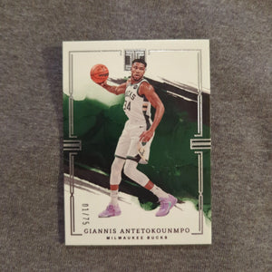 2022-23 Panini Immaculate - Giannis Antetokounmpo /75 FRENLY BRICKS - Open 7 Days