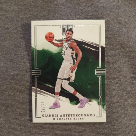 2022-23 Panini Immaculate - Giannis Antetokounmpo /75 FRENLY BRICKS - Open 7 Days